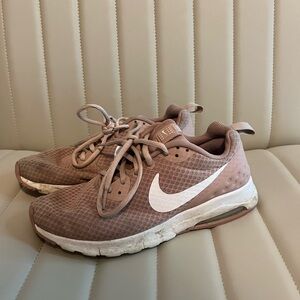 Nike Beige Sneakers with White Details
